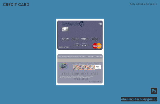 Beispielvorschau der Libyschen Jumhouria Bank Mastercard